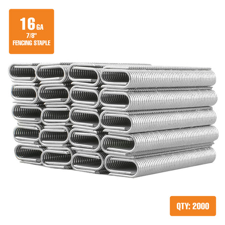 FS16G78 16-Gauge 7/8" Glue Collated Barbed Скобы для ограждений (2000 Count)