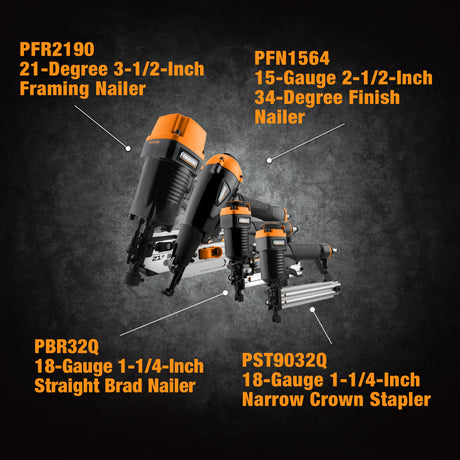 Pneumatic Framing and Отделкаing Kit (4-Piece)