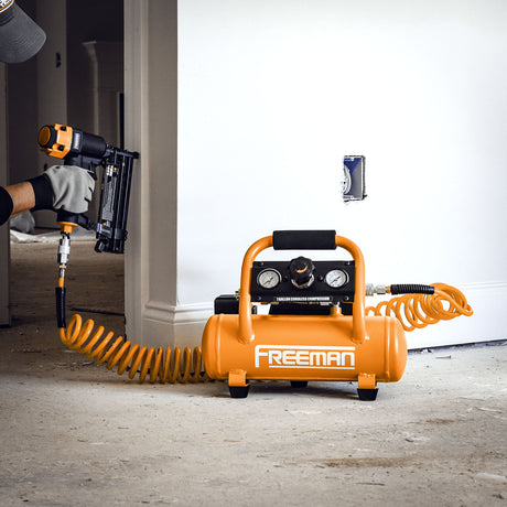 PE1GCCK 20 Volt Cordless 1 Gallon Air Компрессор  and 3-in-1 Pneumatic Финиш Nailer / Stapler Kit