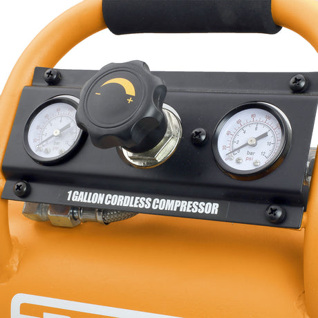 PE1GCCK 20 Volt Cordless 1 Gallon Air Компрессор  and 3-in-1 Pneumatic Финиш Nailer / Stapler Kit