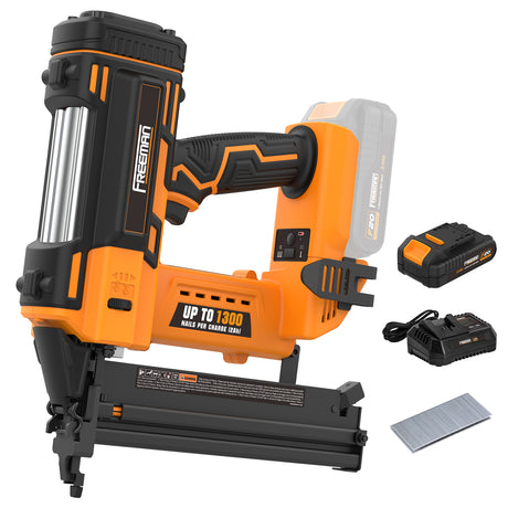 PE20V9040 20 Volt Cordless 18 калибра 1-5/8" Narrow Crown Stapler Kit