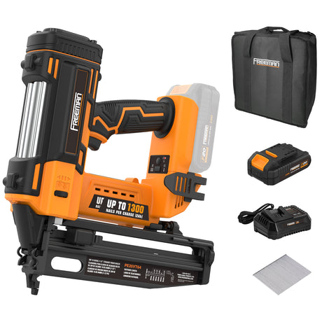 PE20VFN64 20 Volt Cordless 16-Gauge 2-1/2" Straight Финиш Nailer Kit