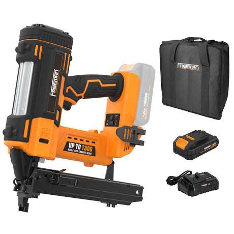 PE20VFS16 20 Volt Cordless 16-Gauge 1" степлер для ограждений, комплект