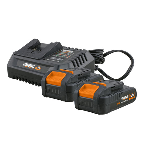 20V Комплект: ударная дрель, импакт и LED-фонарь