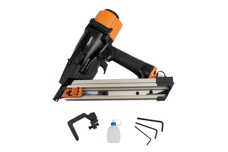 20V Cordless and Brushless 35 Degree 2-1/2" Metal Connector Nailer Kit